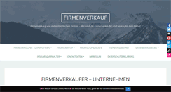 Desktop Screenshot of firmenverkauf.net